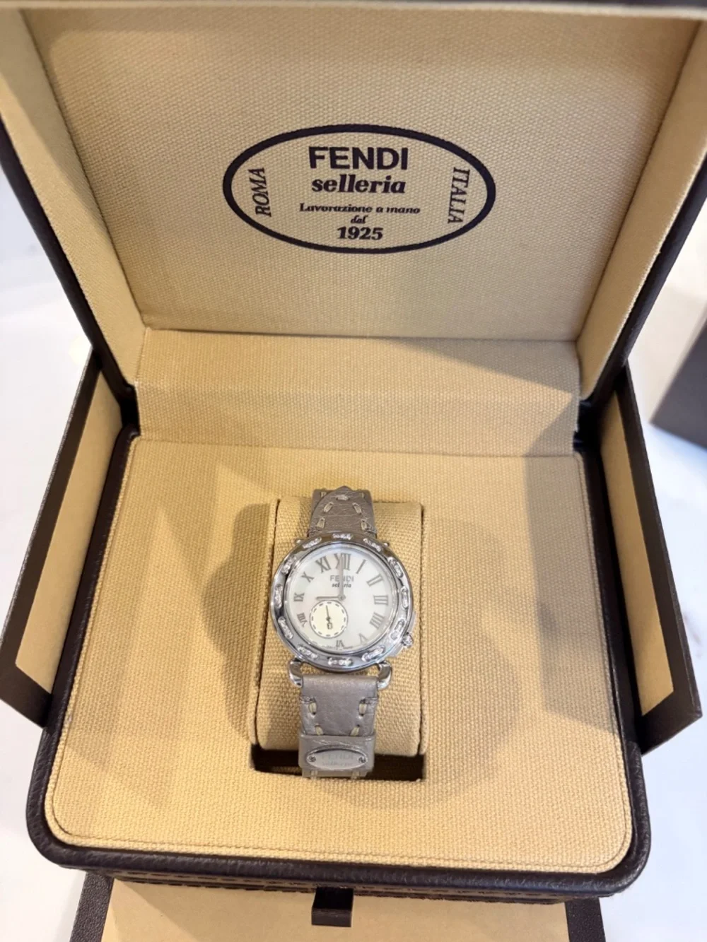 Fendi Selleria Diamond Watch 36mm